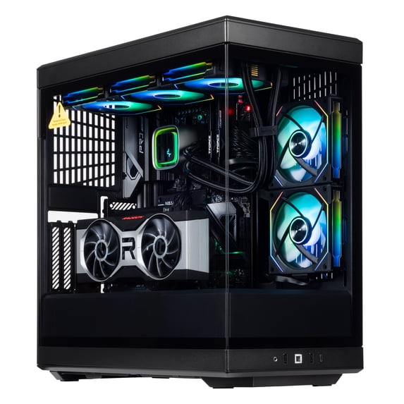 Velztorm Braevix Gaming Desktop PC (AMD Ryzen 9 7900X3D 4.4GHz, Radeon RX 7900 XTX 24GB, 32GB DDR5, 1TB PCIe SSD, 360mm AIO, RGB Fans, 1000W PSU, WiFi 6, Display Port, Win 11 Pro) VELZ0079