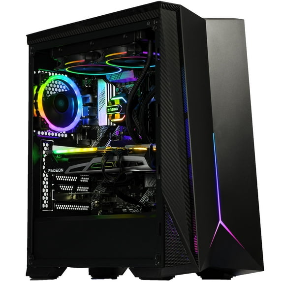 Velztorm Caelix Custom Built Gaming Desktop PC (AMD Ryzen 7 - 5800X 8-Core, 32GB RAM, 2TB m.2 SATA SSD + 1TB HDD (3.5), Radeon RX 6600 XT, Wifi, 4xUSB 3.0, 1xHDMI, 1 Display Port (DP), Win 10 Pro)