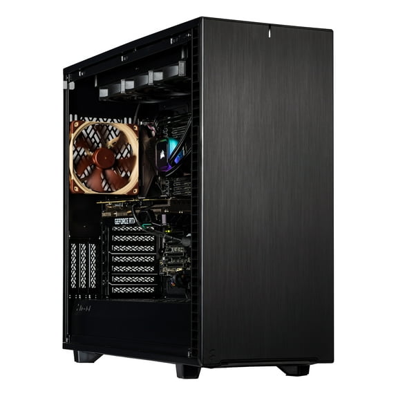 Velztorm Crux II Workstation Desktop PC (AMD Ryzen Threadripper 5965WX 24-Core, GeForce RTX 3090, 64GB RAM, 8TB PCIe SSD, Wifi, USB 3.2, Bluetooth, Win 11 Home)