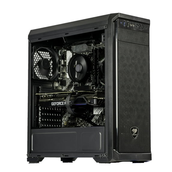Velztorm Dolabra Gaming & Entertainment Desktop PC (AMD Ryzen 5 5600X 6-Core, 64GB RAM, 1TB PCIe SSD + 2TB HDD (3.5), NVIDIA GeForce RTX 3060, 5xUSB 3.1, 1xHDMI, 1 Display Port (DP), Win 10 Pro)