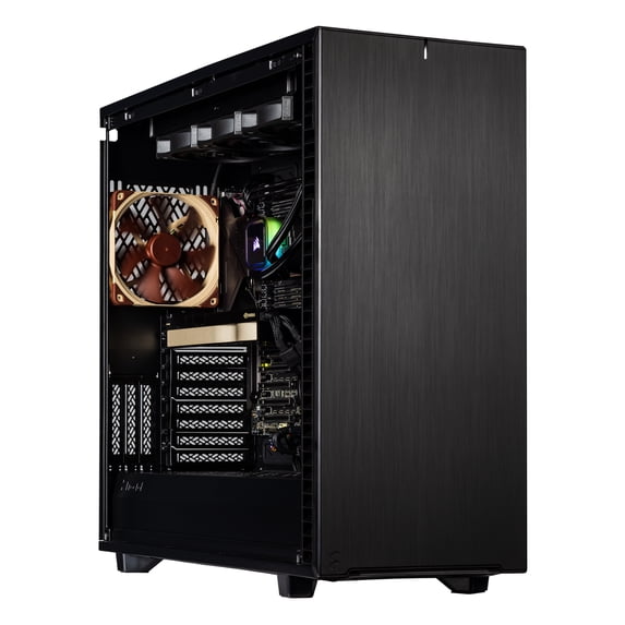 Velztorm Elite Workstation Crux II 24-Core Liquid Cooled 3D Modeling SolidWorks CAD Desktop (AMD Ryzen Threadripper 5965WX , Quadro RTX A6000 48GB, 32GB DDR4, 4TB PCIe SSD + 6TB HDD , Win 10 Pro)
