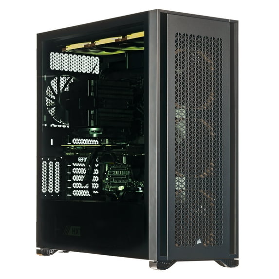 Velztorm Elite Workstation Crux III 32-Core Video Editing 3D Modeling Desktop PC (AMD Ryzen Threadripper 5975WX, GeForce RTX 4090 24GB, 128GB DDR4, 1TB PCIe SSD, WiFi 6E, Win10Pro)