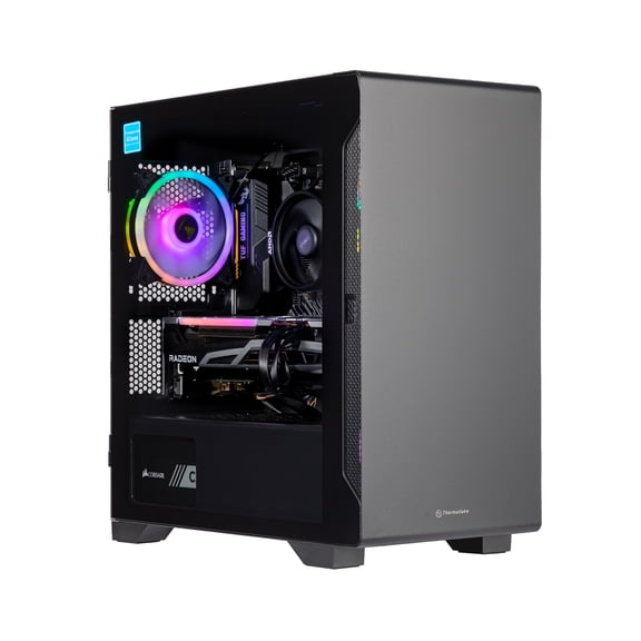 Velztorm Erebix Workstation (AMD Ryzen 3 3100 4-Core, 128GB RAM, 1TB PCIe SSD + 2TB HDD (3.5), Integrated GPU, Wifi, Black, Win 11 Pro)