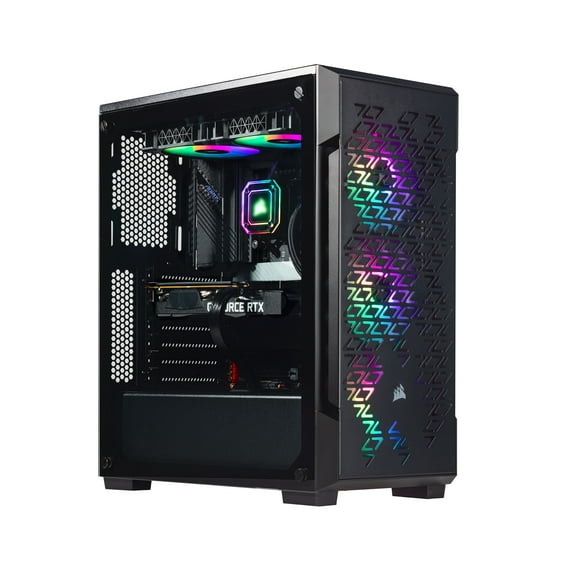 Velztorm Fenrix Gaming Desktop Liquid-Cooled (Intel i9-12900K (Alder Lake) 16-Core GeForce RTX 3080 Ti 12GB, 32GB DDR4, 1TB PCIe SSD+1TB HDD,RGB Fans, 240mm AIO, WiFi 6, Bluetooth 5.2, Win10P)