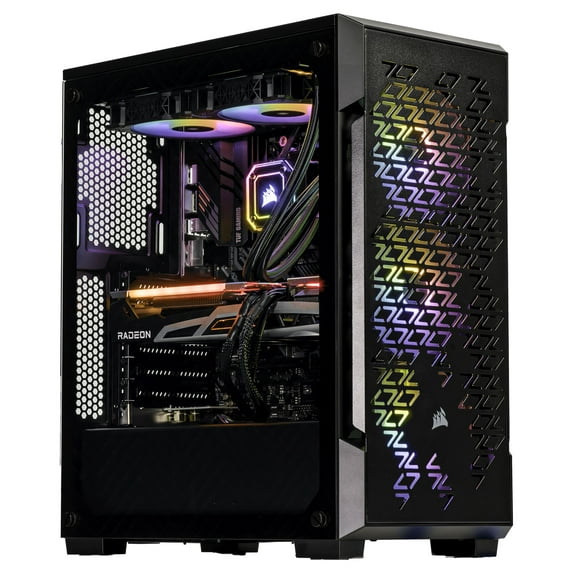 Velztorm Ferrux Custom Built Gaming Desktop PC (AMD Ryzen 9 - 5900X 12-Core, 32GB RAM, 2TB m.2 SATA SSD + 6TB HDD (3.5), Radeon RX 6700 XT, Wifi, 2xUSB 3.0, 1xHDMI, 1 Display Port (DP), Win 10 Home)