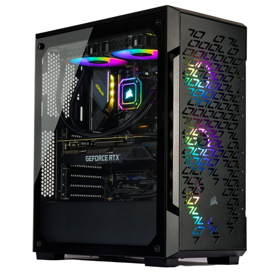 Velztorm Ferrux Gaming & Entertainment Custom Desktop (AMD Ryzen 9 - 5900X 12-Core, GeForce RTX 3050, 32GB RAM, 4TB PCIe SSD, USB 3.2, HDMI, Display Port, Win 10 Home)