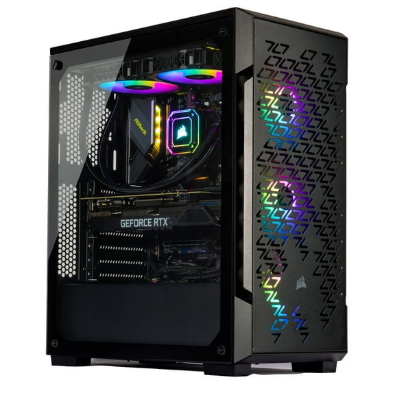 Velztorm Ferrux Gaming & Entertainment Custom Desktop (AMD Ryzen 9 - 5900X 12-Core, GeForce RTX 3050, 64GB RAM, 2TB PCIe SSD, USB 3.2, HDMI, Display Port, Win 10 Home)
