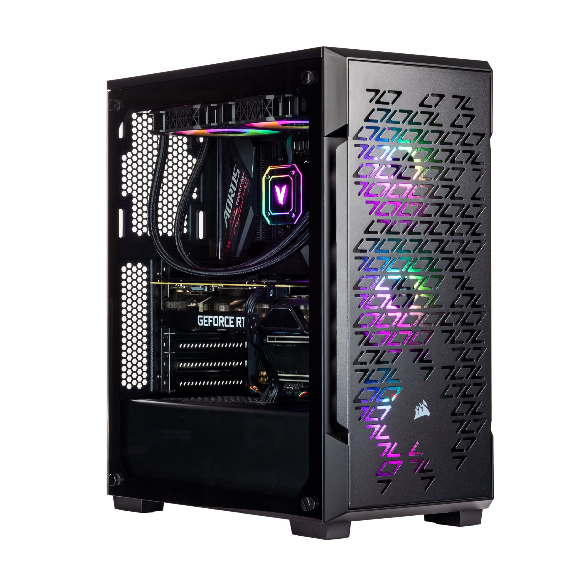 Velztorm Ferrux II Custom Built Gaming Desktop PC (Intel i9-11900K 8-Core, GeForce RTX 4070 12GB, 128GB RAM, 4TB PCIe SSD + 6TB HDD (3.5), Wifi, USB 3.2, Bluetooth, Display Port, Win 11 Home) - Walmart.com velztorm-ferrux-ii-custom-built-gaming-desktop-pc-intel-i9-11900k-8-core-geforce-rtx-4070-12gb-128gb-ram-4tb-pcie-ssd-6tb-hdd-3-5-wifi-usb-3-2-bluetooth-display-port-win-11-home-walmart-com