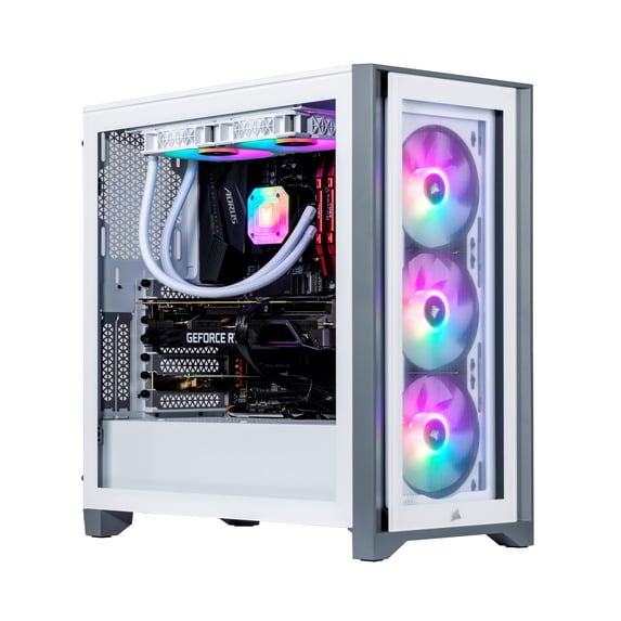 Velztorm Friga Custom Built Gaming Desktop PC (AMD Ryzen 5-5600X 6-Core, GeForce RTX 3060 Ti, 16GB RAM, 2TB PCIe SSD, Wifi, USB 3.2, HDMI, Display Port, Win 10 Home)