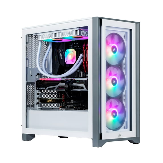 Velztorm Friga Custom Built Gaming Desktop PC (AMD Ryzen 5-5600X 6-Core, Radeon RX 6700 XT, 64GB RAM, 1TB PCIe SSD + 1TB HDD (3.5), Wifi, USB 3.2, HDMI, Display Port, Win 10 Home)