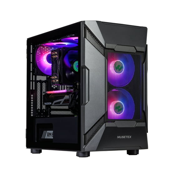 Velztorm Gratix Gaming Custom Desktop (Intel i5-10400F 6-Core, Radeon RX 6600 XT, 32GB RAM, 2x8TB PCIe SSD (16TB), Wifi, USB 3.2, HDMI, Bluetooth, Win 10 Pro)