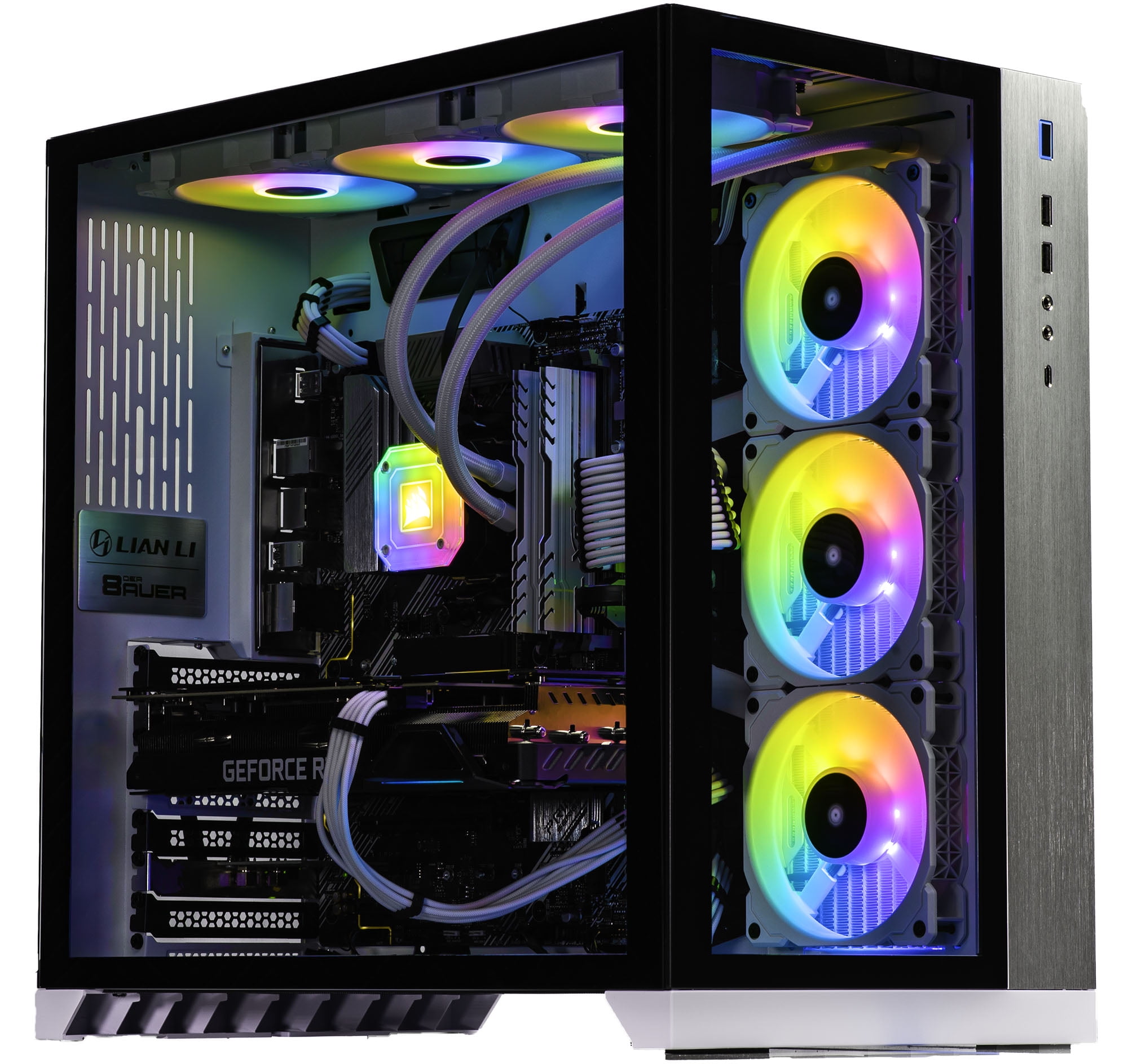 Velztorm Lux Custom Built Gaming Desktop PC White (AMD Ryzen