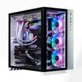 thumbnail image 1 of Velztorm Lux Gaming/Entertainment Desktop PC (AMD Ryzen 9 5950X 16-Core, 128GB RAM, 2TB PCIe SSD + 6TB HDD (3.5), GeForce RTX 4060 Ti, Wifi, White, Win 10 Pro), 1 of 7