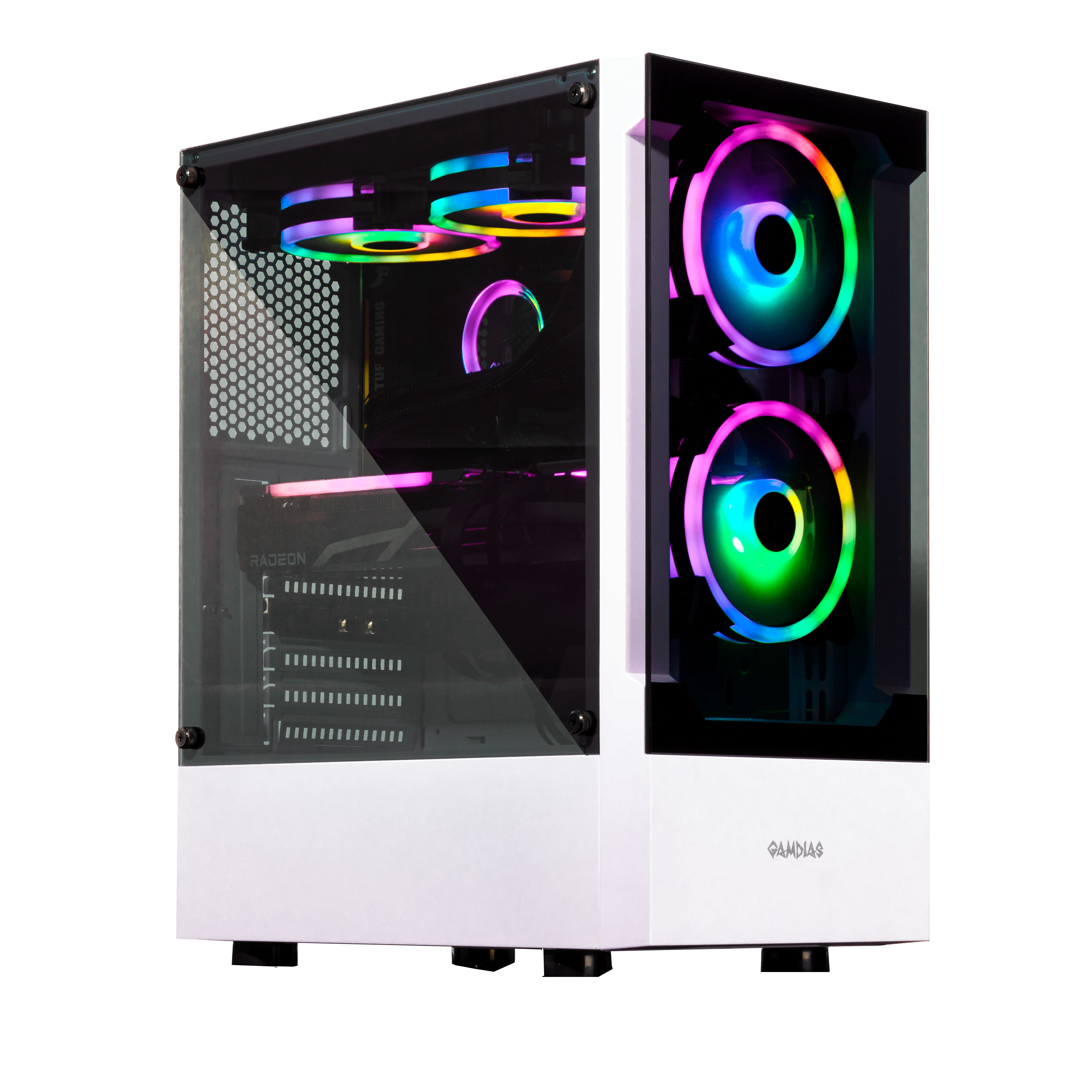 ゲーミングPC】RYZEN 7/RX6600XT/16GB RAM/NZXT 0 AMD RX Desktop White 1