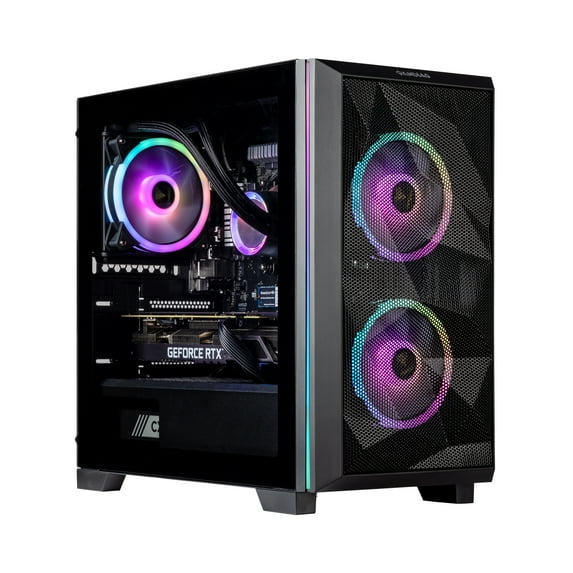 Velztorm Mini Pilum CTO Gaming Desktop PC (AMD Ryzen 7 - 3700X 8-Core, GeForce RTX 3070, 64GB DDR4, 2TB PCIe SSD, 120mm AIO, RGB Fans, 750W PSU, WiFi 5, BT, Win11H) VELZ0058