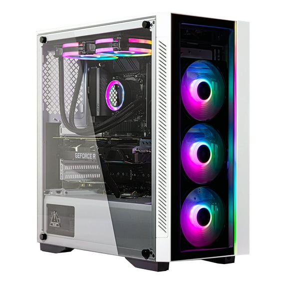 Velztorm Novux Gaming Custom Desktop (Intel i5-12600K (Alder Lake) 10-Core, GeForce RTX 3050, 32GB DDR5 4800MHz RAM, 2TB PCIe SSD + 2TB HDD, Wifi, USB 3.2, HDMI, Display Port, Win 10 Pro)