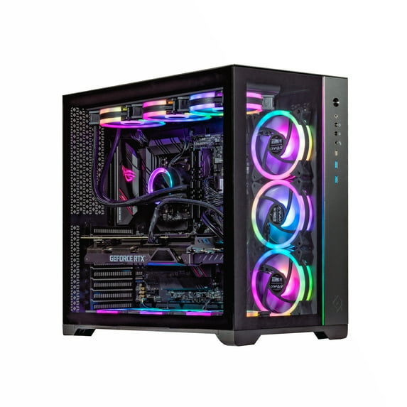Velztorm Nox Custom Built Gaming Desktop PC (AMD Ryzen 5 5600X 6-Core, 16GB RAM, 2TB PCIe SSD + 2TB HDD (3.5), NVIDIA GeForce RTX 3060 Ti, Wifi, 2xUSB 3.0, 1xHDMI, 1 Display Port (DP), Win 10 Home)