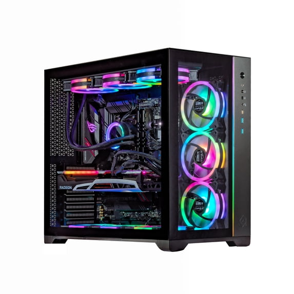 Velztorm Nox Custom Built Gaming Desktop PC (AMD Ryzen 5 5600X 6-Core, 32GB RAM, 2TB m.2 SATA SSD + 3TB HDD (3.5), Radeon RX 6700 XT, Wifi, 2xUSB 3.0, 1xHDMI, 1 Display Port (DP), Win 10 Home)