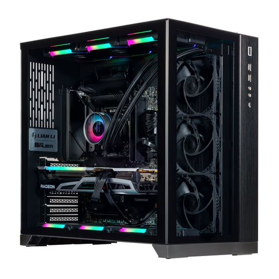 Velztorm Orix Gaming Custom Desktop (Intel i9-12900K 16-Core, Radeon RX 6700 XT, 64GB DDR5 4800MHz RAM, 1TB PCIe SSD + 3TB HDD, Wifi, USB 3.2, HDMI, Display Port, Win 10 Pro)