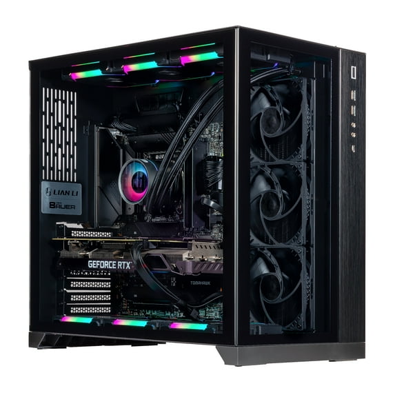 Velztorm Orix Gaming Desktop PC (Intel i9-12900K 16-Core, 64GB DDR5 4800MHz RAM, 2TB PCIe SSD, GeForce RTX 3050, Wifi, HDMI, USB 3.2, USB 3.1, Display Port, USB 3.0, Black, Win 10 Pro)