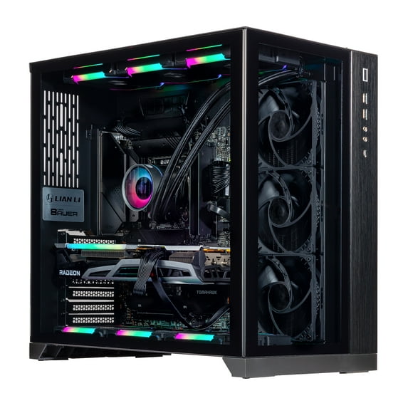 Velztorm Orix Gaming Desktop PC (Intel i9-12900K 16-Core, 64GB DDR5 4800MHz RAM, 2TB PCIe SSD, Radeon RX 6700 XT, Wifi, HDMI, USB 3.2, USB 3.1, Display Port, USB 3.0, Black, Win 10 Pro)
