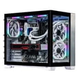 thumbnail image 1 of Velztorm Ossix Custom Built Gaming Desktop PC (AMD Ryzen 7 - 5800X 8-Core, 128GB RAM, 8TB PCIe SSD, Radeon RX 7900 XTX, Wifi, HDMI, USB 3.1, Display Port, White, Win 11 Pro), 1 of 7