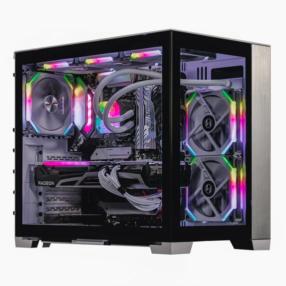 Velztorm Ossix Custom Built Gaming Desktop PC White (AMD Ryzen 7 - 5800X 8-Core, 64GB RAM, 2TB PCIe SSD, Radeon RX 6800 XT, Wifi, 1xUSB 3.2, 4xUSB 3.1, 1xHDMI, 1 Display Port (DP), Win 10 Pro)