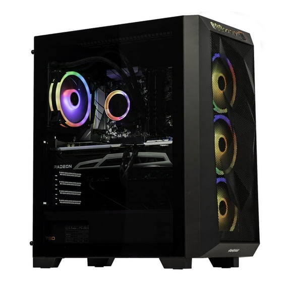 Velztorm Pilum Custom Built Powerful Gaming Desktop PC (AMD Ryzen 7 3700X 8-Core, 32GB RAM, 512GB PCIe SSD + 2TB HDD (3.5), NVIDIA GeForce RTX 2060, Wifi, 1xUSB 3.1, 5xUSB 3.0, 1xHDMI, Win 10 Pro)