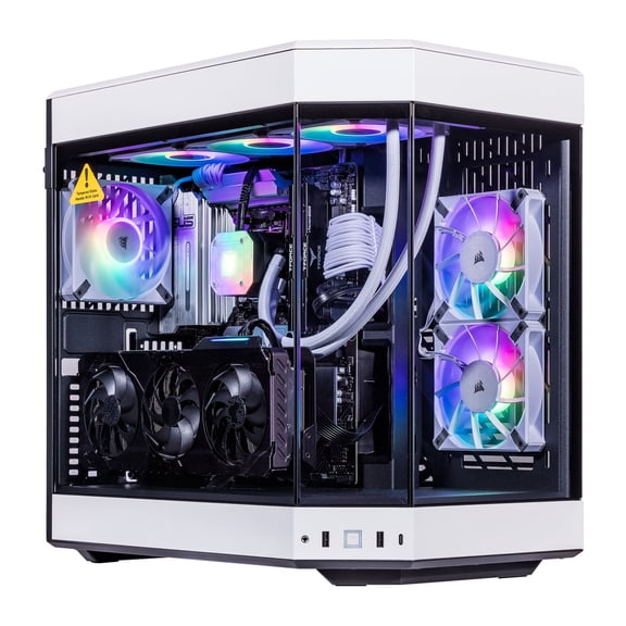 Velztorm Praetix 3D Desktop PC (AMD Ryzen 7 9800X3D, GeForce RTX 5080, 64GB DDR5, 2TB PCIe SSD, RGB Fans, 360mm AIO, 1000W PSU, WiFi 7, Bluetooth 5.4, RJ-45, HDMI, Win 11 Pro)