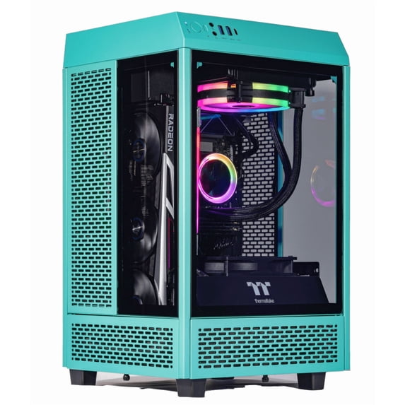 Velztorm Vertix Custom Built Gaming Desktop PC (AMD Ryzen 7 5800X 8-Core, 64GB RAM, 512GB m.2 SATA SSD + 1TB HDD (2.5), Radeon RX 6700 XT, Wifi, Bluetooth, 2xUSB 3.1, 4xUSB 3.0, 1xHDMI, Win 10 Pro)