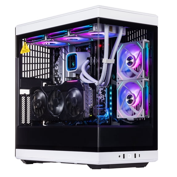 Velztorm White Braevix Custom Built Gaming Desktop PC (AMD Ryzen 9 7900X3D 12-Core, GeForce RTX 4080 16GB, 64GB DDR5 4800MHz RAM, 1TB PCIe SSD + 1TB HDD (3.5), Wifi, USB 3.2, HDMI, Win 11 Home)