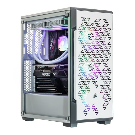 Velztorm White Ferrux II CTO Gaming Desktop (Intel i9-11900K 8-Core, GeForce RTX 3080 12GB, 16GB DDR4, 512GB PCIe SSD + 2TB HDD (3.5), Wifi, USB 3.2, Win 11 Home) VELZ0072