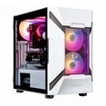 thumbnail image 1 of Velztorm White Gratix Gaming Custom Desktop (Intel i5-10400F 6-Core, GeForce RTX 3050, 32GB RAM, 2TB m.2 SATA SSD + 3TB  HDD, Wifi, USB 3.2, HDMI, Bluetooth, Win 10 Home), 1 of 7