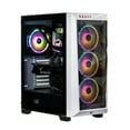 thumbnail image 1 of Velztorm White Pilum CTO Gaming Desktop PC Liquid-Cooled (AMD Ryzen 7 5700X 8-Core, GeForce RTX 3070 8GB, 32GB DDR4, 512GB PCIe SSD, RGB Fans, 750W PSU, AC WiFi, BT 5.0, Win10Home), 1 of 7
