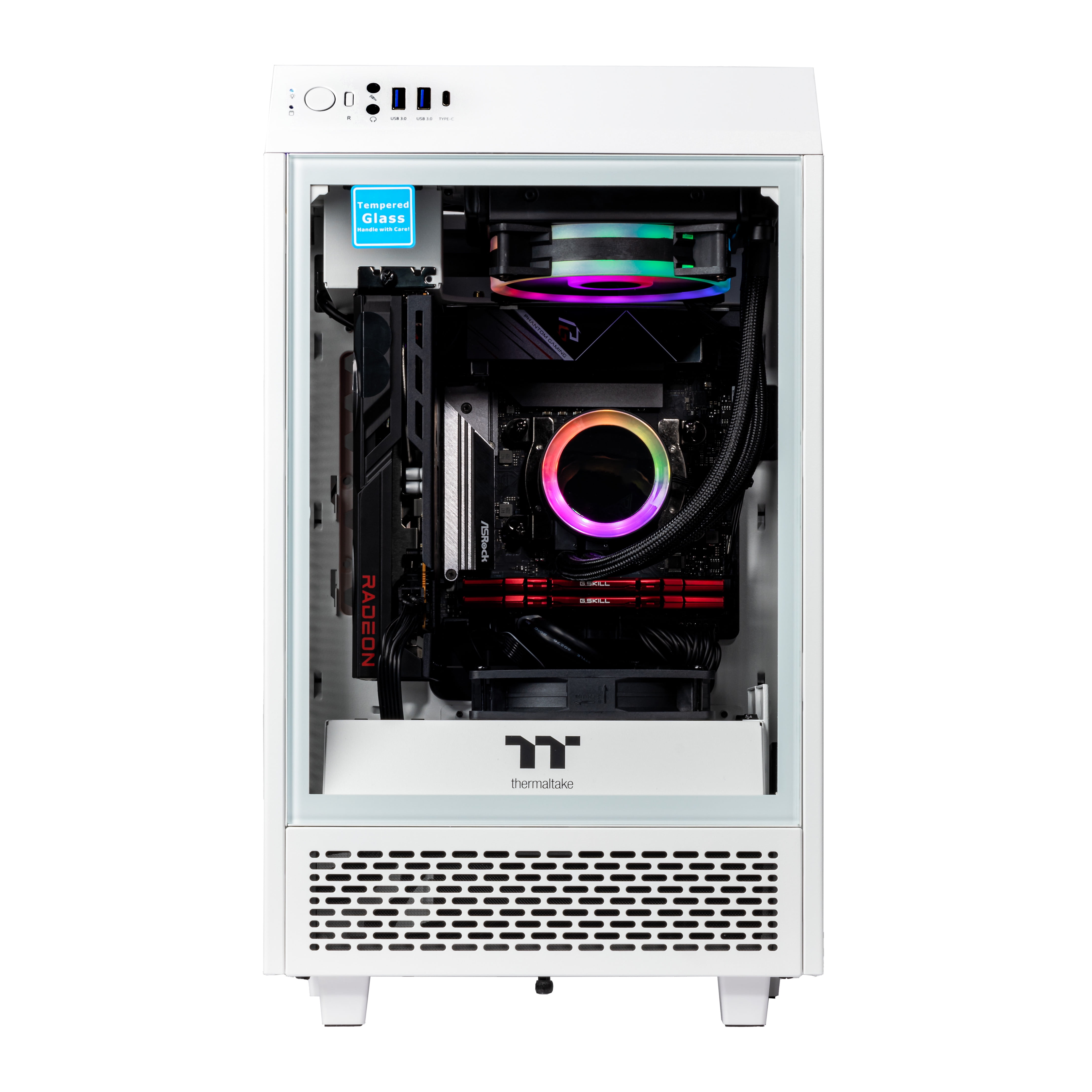Velztorm White Vertix Gaming Custom Desktop AMD Ryzen 9 5900X 12 Core Radeon RX 6800 XT 32GB RAM 2TB PCIe SSD 2TB HDD Wifi USB 3.2 HDMI