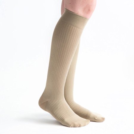 VenActive Womens 20-30 mmHg Compression Socks, Ribbed Trouser