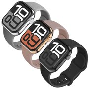 Vena 3 Pack For Apple Watch Ultra 2 Band 49mm, Apple Watch Ultra 3 Band, Silicone Sport Strap For iWatch 44mm Series 6/5/4 45mm Series 9/8/7