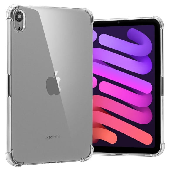 Vena For Apple iPad Mini 7 Case, iPad A17 Pro TPU Crystal Clear Case, iPad Mini 6 Case Cover, Slim and Light, Clear