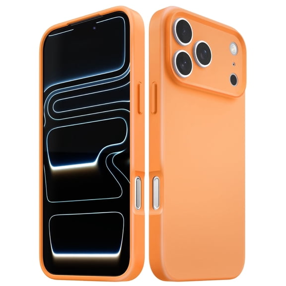 Vena For Apple iPhone 17 Pro Max Case Matte, Bump Resistant, Drop Protection Slim Protective Phone Case, Compatible with Wireless Charging, Orange