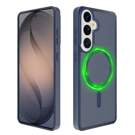 Vena For Samsung Galaxy S26 Plus Case Magsafe, Magnetic Phone Case, Shockproof Translucent Back Slim Phone Cover, Support Wireless Charging, Blue
