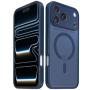 Vena For Apple iPhone 18 Pro Max / iPhone 17 Pro Max Case Magsafe, Magnetic Shockproof Translucent Back Slim Protective Phone Case, Blue