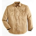 thumbnail image 1 of Venado Bountyman Cotton Suede Shirt Jacket - Chore Coat for Men, 1 of 4