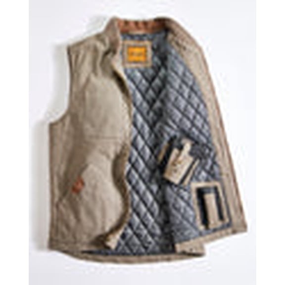 Venado Heavy Duty Canvas Vest for Men - Utility Pockets