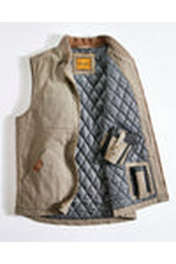 Heavy Duty Canvas Vest for Men - Utility Pockets