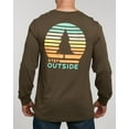 thumbnail image 1 of Venado Northwoods Mens Graphic Tees – Long Sleeve Flex Shirts – Soft Cotton Blend (Army, 2XL), 1 of 4