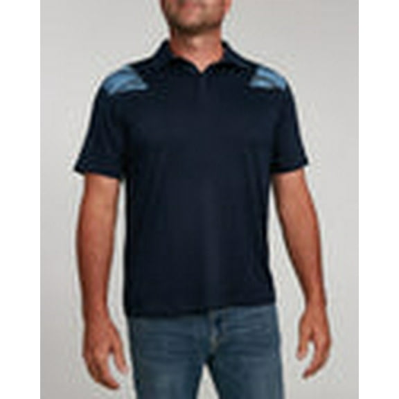 Venado Polo Shirts for Men – Premium Button Up Men’s Performance Polo (Navy, 2XL)