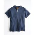 thumbnail image 1 of Venado Premium Short Sleeve Henley Shirt for Men (Navy, XL), 1 of 3