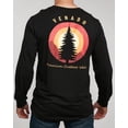 thumbnail image 1 of Venado Up North Mens Graphic Tees – Long Sleeve Flex Shirts – Soft Cotton Blend (Black, XL), 1 of 4