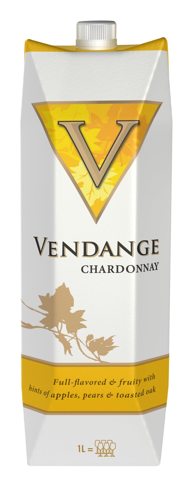 Vendange Chardonnay White Wine, 1L Carton