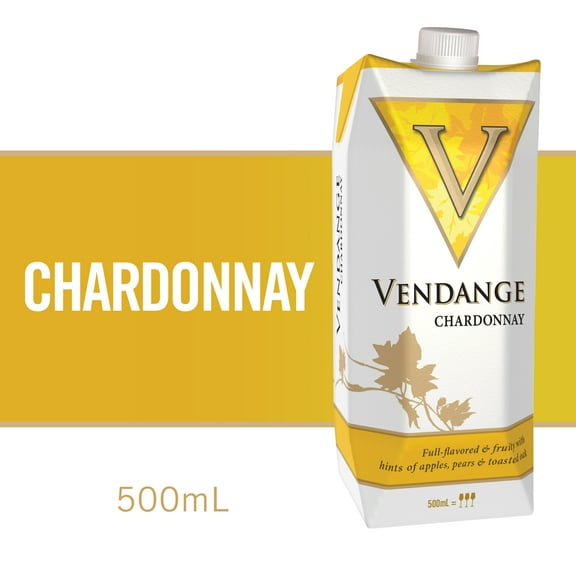 Vendange Chardonnay White Wine, 500ml Carton